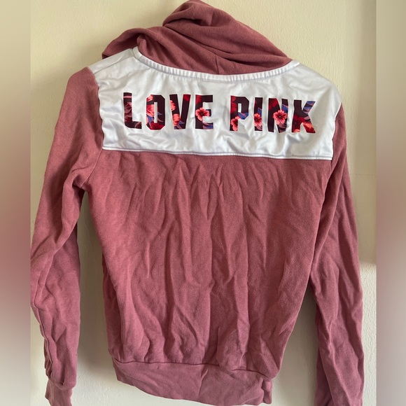 VS Pink Hawaiian Collection Zip Up Hoodie - Picture 2 of 4